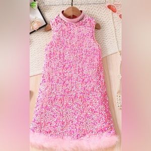 Pink Dress for Girls. Vestido Rosado para niña.
